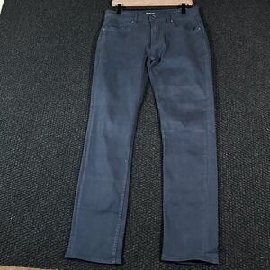 BlankNYC Wooster Slim Fit Chino Pants Mens 30 Navy Blue Cotton Blend 33BM1427